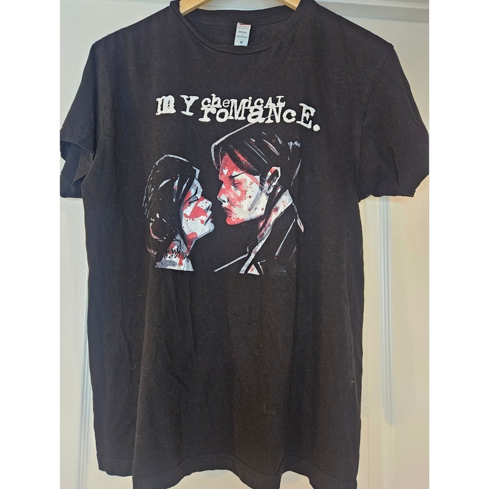 My Chemical Romance Three Cheers for Sweet Revenge Black Graphic T-Shirt Medium
